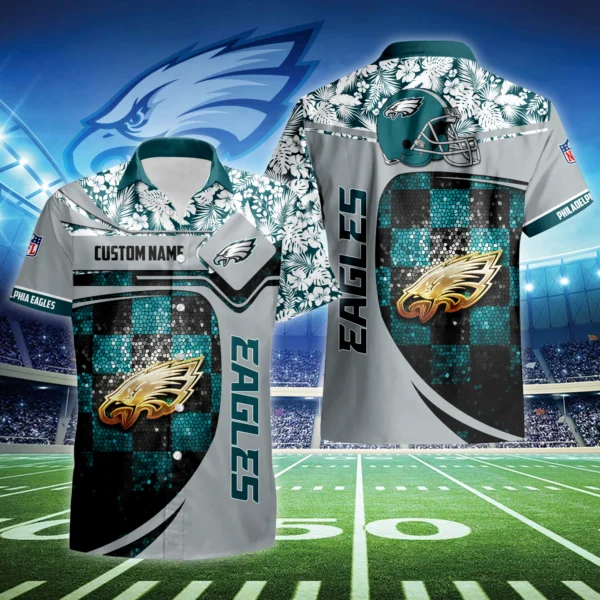 Philadelphia Eagles 3D Hawaiian Shirt 2026 Limited Custom Name