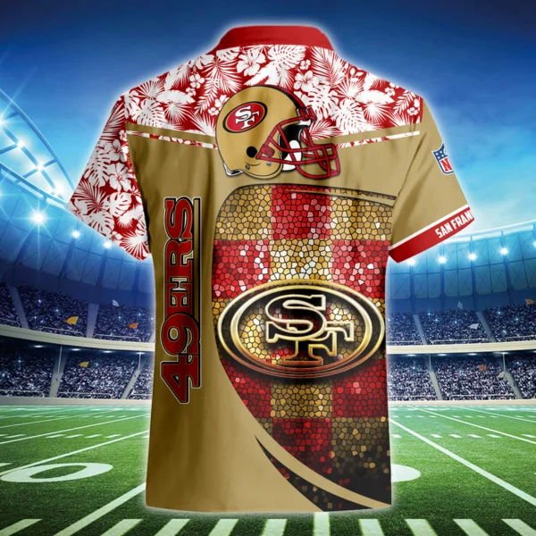 San Francisco 49ers 3D Hawaiian Shirt 2026 Limited Custom Name