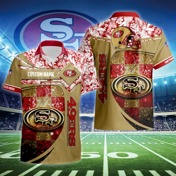 San Francisco 49ers 3D Hawaiian Shirt 2026 Limited Custom Name