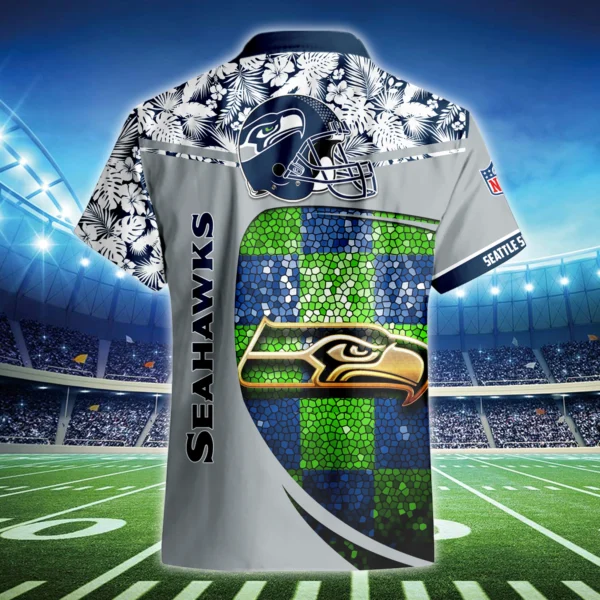 Seattle Seahawks 3D Hawaiian Shirt 2026 Limited Custom Name