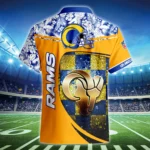 Los Angeles Rams 3D Hawaiian Shirt 2026 Limited Custom Name