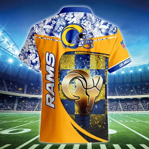 Los Angeles Rams 3D Hawaiian Shirt 2026 Limited Custom Name