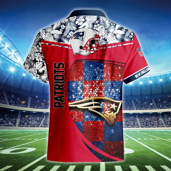 New England Patriots 3D Hawaiian Shirt 2026 Limited Custom Name