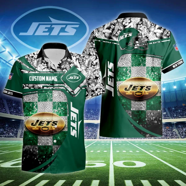 New York Jets 3D Hawaiian Shirt 2026 Limited Custom Name