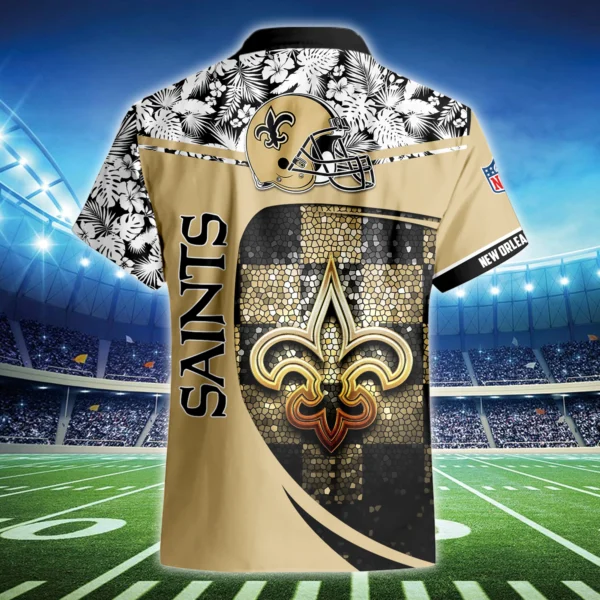 New Orleans Saints 3D Hawaiian Shirt 2026 Limited Custom Name