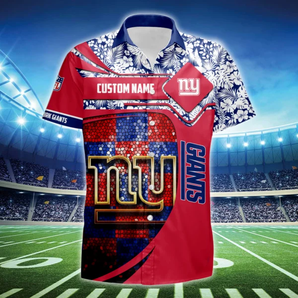 New York Giants 3D Hawaiian Shirt 2026 Limited Custom Name