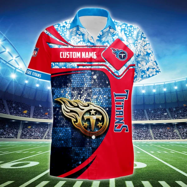 Tennessee Titans 3D Hawaiian Shirt 2026 Limited Custom Name