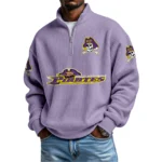 East Carolina Pirates Waffle Knit Quarter-Zip Long Sleeve Shirt