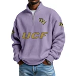 UCF Knights Waffle Knit Quarter-Zip Long Sleeve Shirt