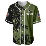 Atlanta Falcons x USMC Veteran 3D Baseball Jersey Limited 2026 Custom Your Name