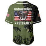 Cleveland Browns x USMC Veteran 3D Baseball Jersey Limited 2026 Custom Your Name