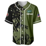 New York Jets x USMC Veteran 3D Baseball Jersey Limited 2026 Custom Your Name