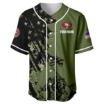 San Francisco 49ers x USMC Veteran 3D Baseball Jersey Limited 2026 Custom Your Name