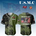 Tampa Bay Buccaneers x USMC Veteran 3D Baseball Jersey Limited 2026 Custom Your Name