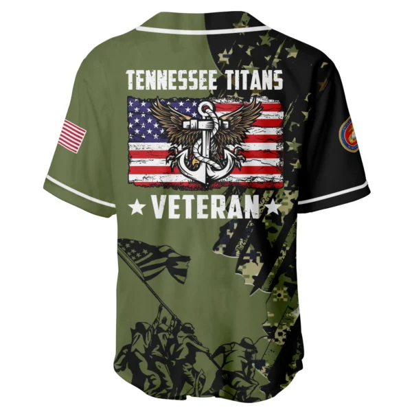 Tennessee Titans x USMC Veteran 3D Baseball Jersey Limited 2026 Custom Your Name