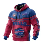 Buffalo Bills Waffle Pullover Hoodie 3D