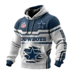 Dallas Cowboys Waffle Pullover Hoodie 3D
