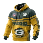 Green Bay Packers Waffle Pullover Hoodie 3D