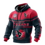 Houston Texans Waffle Pullover Hoodie 3D
