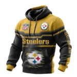 Pittsburgh Steelers Waffle Pullover Hoodie 3D