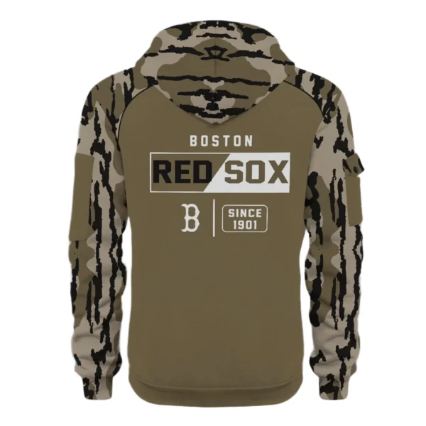 Boston Red Sox Half Zip Hoodie Customize Your Name