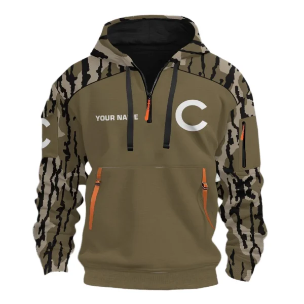 Chicago Cubs Half Zip Hoodie Customize Your Name