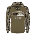 Colorado Rockies Half Zip Hoodie Customize Your Name