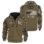 Kansas City Royals Half Zip Hoodie Customize Your Name