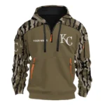 Kansas City Royals Half Zip Hoodie Customize Your Name