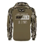 Los Angeles Angels Half Zip Hoodie Customize Your Name