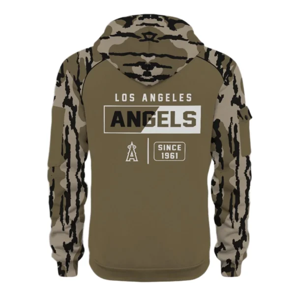 Los Angeles Angels Half Zip Hoodie Customize Your Name