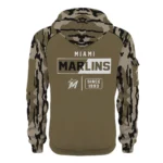 Miami Marlins Half Zip Hoodie Customize Your Name