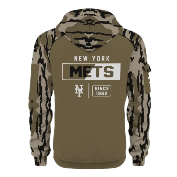 New York Mets Half Zip Hoodie Customize Your Name
