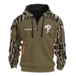 Philadelphia Phillies Half Zip Hoodie Customize Your Name