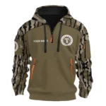 Texas Rangers Half Zip Hoodie Customize Your Name
