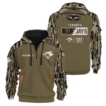 Toronto Blue Jays Half Zip Hoodie Customize Your Name