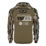 Philadelphia 76ers Half Zip Hoodie Customize Your Name