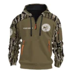 Atlanta Hawks Half Zip Hoodie Customize Your Name