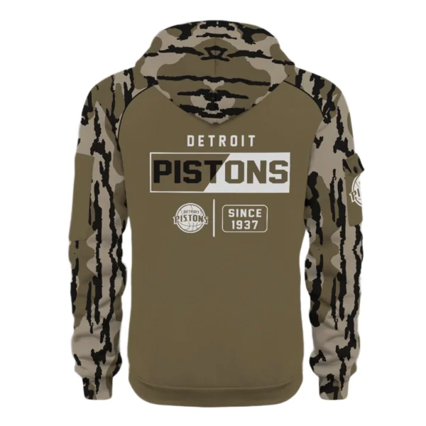 Detroit Pistons Half Zip Hoodie Customize Your Name