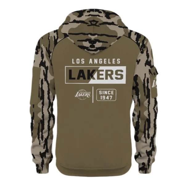 Los Angeles Lakers Half Zip Hoodie Customize Your Name