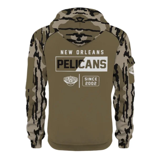 New Orleans Pelicans Half Zip Hoodie Customize Your Name