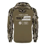 Portland Trail Blazers Half Zip Hoodie Customize Your Name