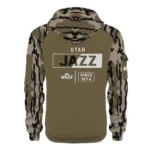 Utah Jazz Half Zip Hoodie Customize Your Name