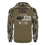 Chicago Bears Half Zip Hoodie Customize Your Name