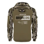 Denver Broncos Half Zip Hoodie Customize Your Name