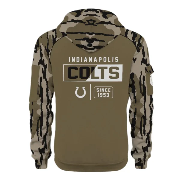 Indianapolis Colts Half Zip Hoodie Customize Your Name