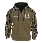 Indianapolis Colts Half Zip Hoodie Customize Your Name