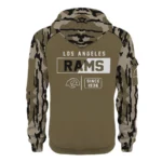 Los Angeles Rams Half Zip Hoodie Customize Your Name