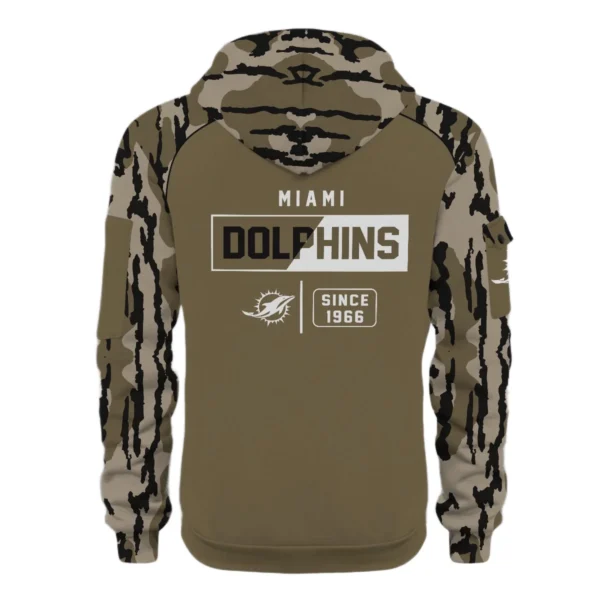 Miami Dolphins Half Zip Hoodie Customize Your Name