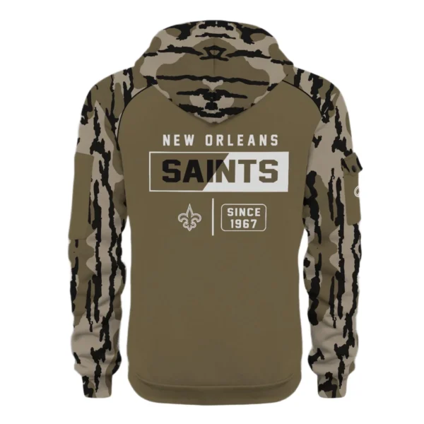 New Orleans Saints Half Zip Hoodie Customize Your Name